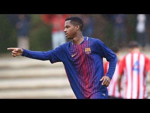 Ansu Fati en las categorías inferiores del FC Barcelona