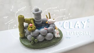 Air Dry Clay Tutorial : Aesthetic Pond (Indonesia)