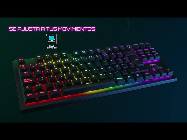 Energy Sistem Gaming Keyboard ESG K6 Mechanik Teclado Gaming Mecánico Blue video