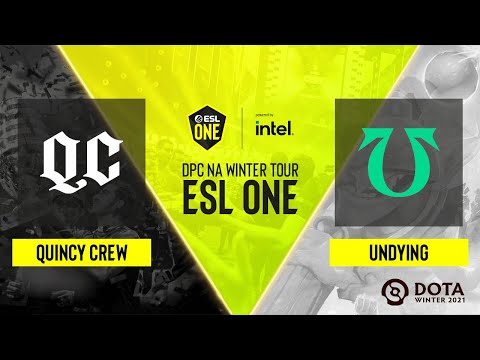 Dota2 - Quincy Crew vs. Undying - Game 1 - DPC NA Winter Tour - ESL One