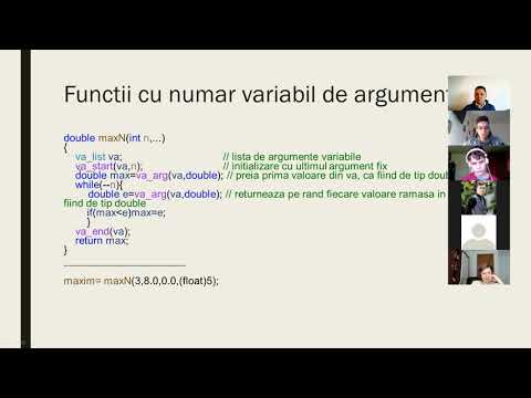 Functii cu numar variabil de argumente in C