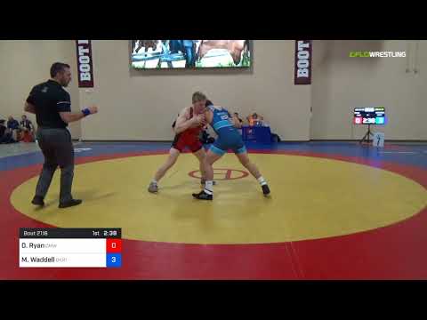 2018 Marine Corps US Open/UWW Junior Greco Roman 87 Con 8 #1 - Dillon Ryan (CMWC) Vs. Matthew Wadd
