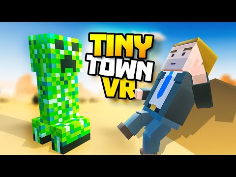 CREEPER ATTACK IN AREA 51 - Tiny Town VR Gameplay Part 80
