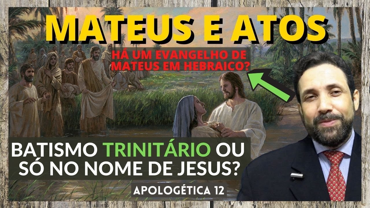 Batismo em nome da TRINDADE ou só no nome de JESUS? QUAL O VERDADEIRO BATISMO BÍBLICO?