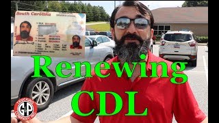 Renewing CDL, Jim Davis
