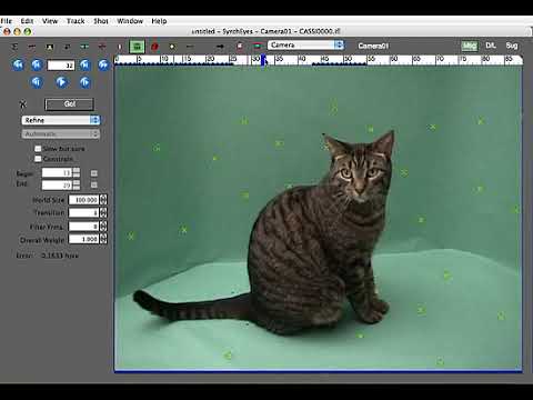 Green Screen Tracking with SynthEyes