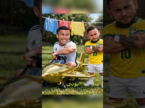 نيمار يحطم طائرة رونالدو الجديدة 😱