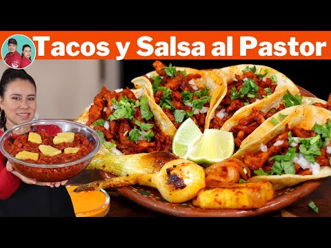 MARINADO SECRETO para Tacos al PASTOR Caseros - con Salsa Roja de Aceite | La mejor receta