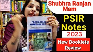 Shubhra Ranjan Mam PSIR Notes 2022 | Best Notes for PSIR