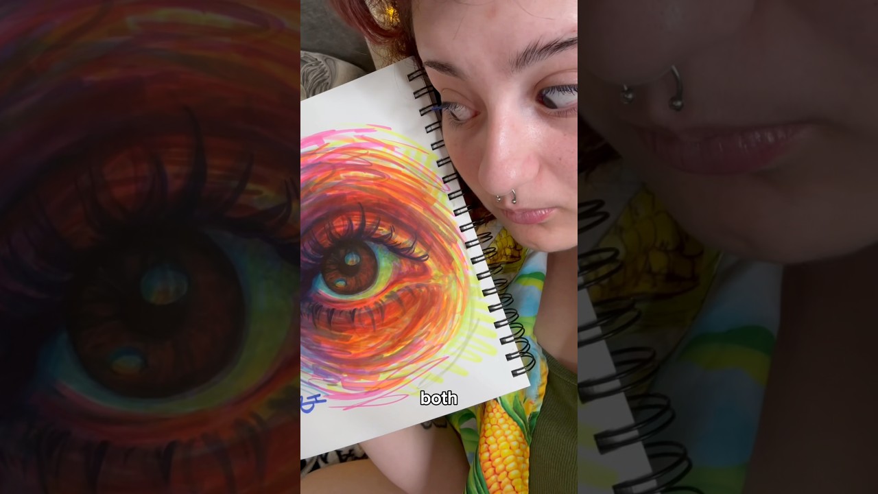 bleed-proof marker paper?! 😳🖍️🎨💫 #Shorts