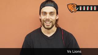 Rhinos Game Interview 2017: Antonio Catalani! video