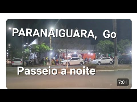 Paranaiguara em  Goiás, passeio a noite