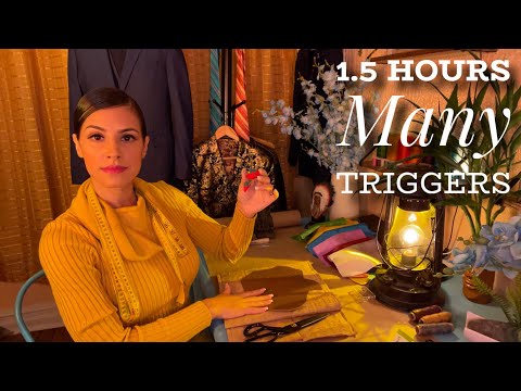 ASMR Dreamy Suit Fitting | COLOR ANALYSIS | Walking Around You | FULL BODY Measuring TAILOR 🧵