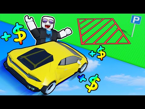 making BILLIONS by PARKING CARS in Roblox...