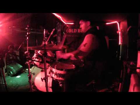 Enabler - FRANK GODLA Drum cam - live 5 Star Bar 02/17/2015