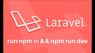 run npm ci &amp;&amp; npm run dev