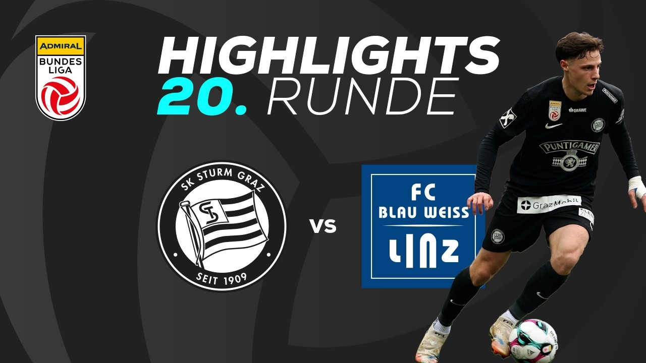 SK Sturm Graz vs Blau Weiss Linz Highlights