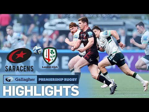 Saracens v London Irish - HIGHLIGHTS | What A Comeback! | Gallagher Premiership 2022/23