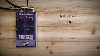Video thumbnail for P&B Pedal Tones - THUNDERSTORM Flanger by TC Electronic by Plunk & Boom audio