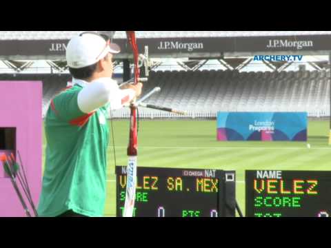 Luis Eduardo Velez v Mohamad Khairul Anuar – recurve men’s 3rd round |London 2012 Olympic Test Event