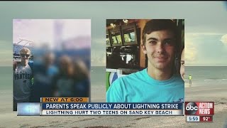 Families of lightning victims speak, credit nurse on beach for saving teens&#39; lives