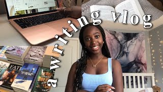 a chatty writing day in the life // new writing goals, book shopping, hitting 29k!!