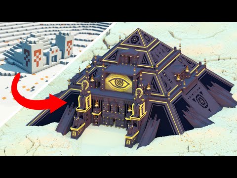 Upgrading Minecraft's Desert Temple To This EPIC Pyramid!