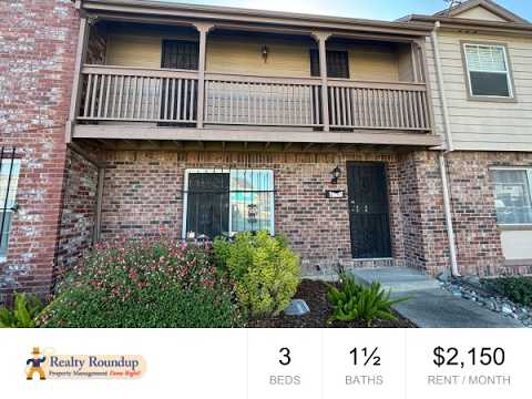 Nice 3 Bed, 1½ Bath, Two Story Condo Overlooking Pool property video