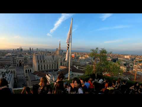 Terrazza Martini Milano Best sunset ever🔝🌞#TMM #Terraza #MilanoPanorama #Gopro7b