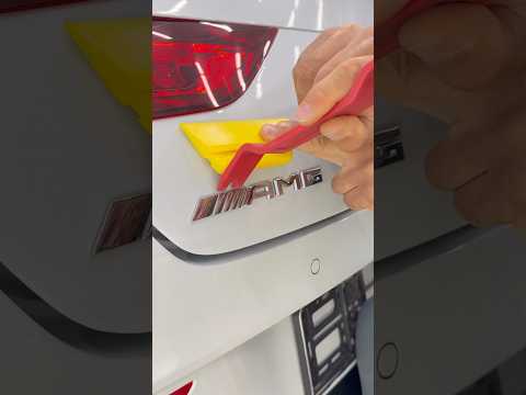 Change AMG Emblem Chrome to Black DIY
