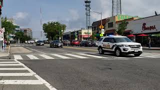 John McCain&#39;s funeral procession in Washington, D.C. on way to National Cathedral