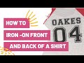 HOW TO IRON-ON THE FRONT AND BACK OF A T-SHIRT WITH CRICUT! - Makers Gonna Learn HOW TO IRON-ON THE FRONT AND BACK OF A T-SHIRT WITH CRICUT!