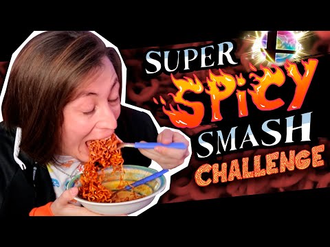 SUPER SMASH PERO EL QUE PIERDE COME RAMEN PICANTE  #SuperSpicySmashChallenge