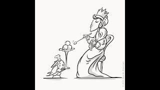 A queen eats green cream - a mnemonic phrase with the /i/ sound