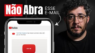 ⚠️ Esse e-mail PARECE do YouTube… mas apaga seu canal!