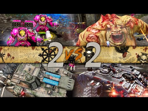 Warhammer 40,000: Dawn of War 2 - 2v2 | ColeMagraph + Red_crown [vs] new bad + PickPacker