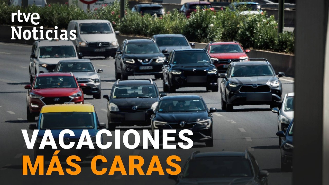 Atascos, accidentes y carburantes caros complican la operación salida | RTVE Noticias