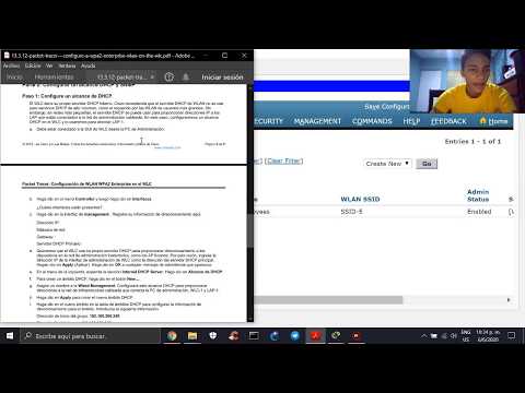 CCNAv7 - 13.3.12 Packet Tracer Configure A WPA2 Enterprise WLAN On The WLC - By VeryTutos