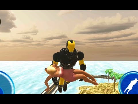 Grand Iron Superhero Flying City Rescue Mission | Amazing Android GamePlay | By Game Crazy