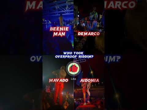 who took overproof riddim? #dancehall #aidonia #beenieman #mavado #demarco #overproofriddim