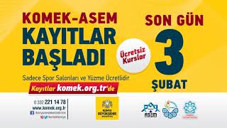 KOMEK BAHAR DÖNEMİ KAYITLARI BAŞLADI