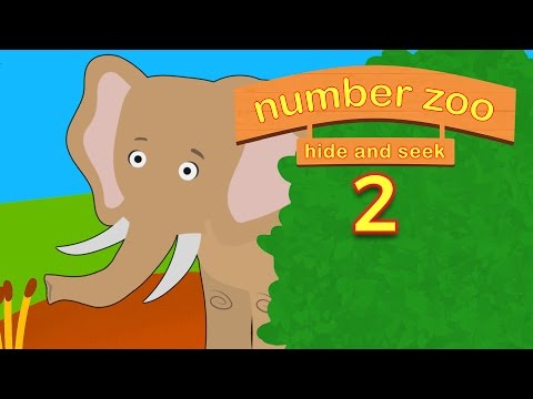 Number Zoo Hide and Seek Part 2 | Learn Animals For Kids
