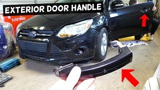 HOW TO REMOVE REPLACE EXTERIOR DOOR HANDLE ON FORD FOCUS MK3