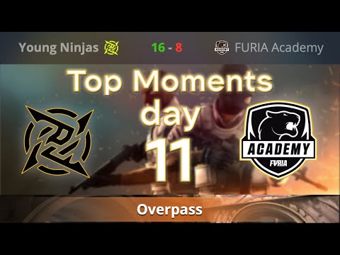 Young Ninjas vs FURIA | TOP MOMENTS!!! DAY 11