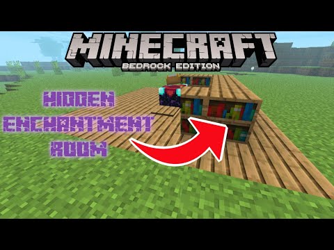 Hidden enchantment room minecraft bedrock 1.19