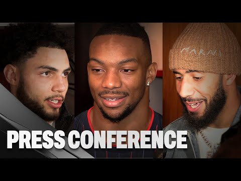 Bijan Robinson, Drake London & others on the Falcons win over the Saints | Press Conference