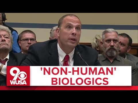 'Non-human biologics' recovered by US government, says UFO whistleblower David Grusch