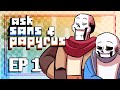 ASK SANS AND PAPYRUS - EP 1 | FLOWEYS FUN