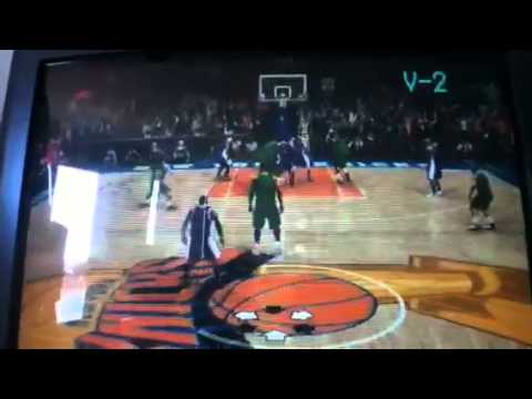 Melo half court shot