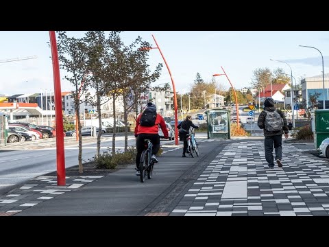 Reykjavik - Ciclovia Elevada (Islândia - setembro de 2021)